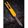 Складной нож MicroTech MCT112342YW Ultratech Gen IV, Black Part Serrated Blade, Yellow Handle Складной нож MicroTech MCT112342YW Ultratech Gen IV, Black Part Serrated Blade, Yellow Handle