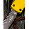 Складной нож MicroTech MCT112342YW Ultratech Gen IV, Black Part Serrated Blade, Yellow Handle Складной нож MicroTech MCT112342YW Ultratech Gen IV, Black Part Serrated Blade, Yellow Handle