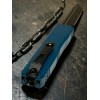 Нож складной MicroTech MCT112343DO Ultratech Gen IV, Black Serrated Blade, Dark Blue Handle