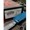 Нож складной MicroTech MCT112343DO Ultratech Gen IV, Black Serrated Blade, Dark Blue Handle