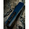 Нож складной MicroTech MCT112343DO Ultratech Gen IV, Black Serrated Blade, Dark Blue Handle
