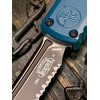 Нож складной MicroTech MCT112343DO Ultratech Gen IV, Black Serrated Blade, Dark Blue Handle