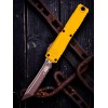 Нож складной MicroTech MCT112343YW Ultratech Gen IV, Black Serrated Blade, Yellow Handle