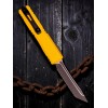 Нож складной MicroTech MCT112343YW Ultratech Gen IV, Black Serrated Blade, Yellow Handle