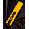 Нож складной MicroTech MCT112343YW Ultratech Gen IV, Black Serrated Blade, Yellow Handle