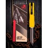Нож складной MicroTech MCT112343YW Ultratech Gen IV, Black Serrated Blade, Yellow Handle