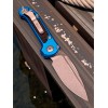Нож складной MicroTech MCT113510APBL LUDT Gen III, Apocalyptic Blade, Blue Handle