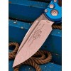 Нож складной MicroTech MCT113510APBL LUDT Gen III, Apocalyptic Blade, Blue Handle