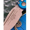 Нож складной MicroTech MCT113510APBL LUDT Gen III, Apocalyptic Blade, Blue Handle