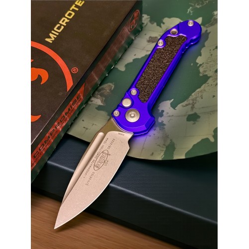 Нож складной MicroTech MCT113510APPU LUDT Gen III, Apocalyptic Blade, Purple Handle