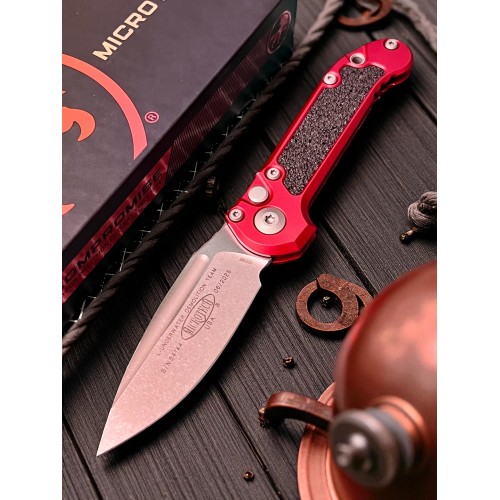 Нож складной MicroTech MCT113510APRD LUDT Gen III, Apocalyptic Blade, Red Handle