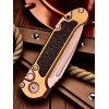 Нож складной MicroTech MCT113510APTA LUDT Gen III, Apocalyptic Blade, Tan Handle