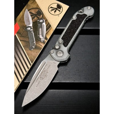 Нож складной MicroTech MCT113510APWME LUDT Gen III, Apocalyptic Blade, Weathered Handle