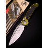 Нож складной MicroTech MCT113510OD LUDT Gen III, StoneWash Blade, OD Green Handle