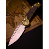 Нож складной MicroTech MCT113510OD LUDT Gen III, StoneWash Blade, OD Green Handle