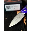 Нож складной MicroTech MCT113510PU LUDT GenIII, StoneWash Blade, Purple Handle
