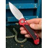 Нож складной MicroTech MCT113510RD LUDT Gen III, StoneWash Blade, Red Handle