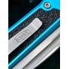 Нож складной MicroTech MCT113510TQ LUDT Gen III, M390 StoneWash Blade, Turquoise Handle