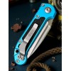 Нож складной MicroTech MCT113510TQ LUDT Gen III, M390 StoneWash Blade, Turquoise Handle
