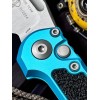 Нож складной MicroTech MCT113510TQ LUDT Gen III, M390 StoneWash Blade, Turquoise Handle