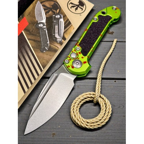 Нож складной MicroTech MCT113510Z LUDT Gen III, StoneWash Blade, Zombie-Tech Handle