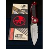 Нож складной MicroTech MCT113511APMR LUDT Gen III, Part Serrated Apocalyptic Blade, Merlot Handle