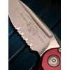 Нож складной MicroTech MCT113511APMR LUDT Gen III, Part Serrated Apocalyptic Blade, Merlot Handle