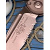Нож складной MicroTech MCT113511NC LUDT Gen III, StoneWash Part Serrated Blade, Natural Clear Handle
