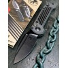Нож складной MicroTech MCT11351DLCTNCC LUDT GenIII, Signature Series, DLC Blade, Natural Clear Handle, Carbon Fiber Inlay