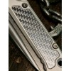 Нож складной MicroTech MCT11351DLCTNCC LUDT GenIII, Signature Series, DLC Blade, Natural Clear Handle, Carbon Fiber Inlay