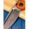 Нож складной MicroTech MCT11351OR LUDT GenIII, Black Blade, Orange Handle