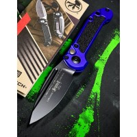 Нож складной MicroTech MCT11351PU LUDT Gen III, Black Blade, Purple Handle