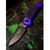 Нож складной MicroTech MCT11351PU LUDT Gen III, Black Blade, Purple Handle