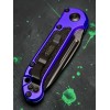 Нож складной MicroTech MCT11351PU LUDT Gen III, Black Blade, Purple Handle