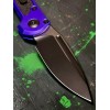 Нож складной MicroTech MCT11351PU LUDT Gen III, Black Blade, Purple Handle