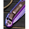 Нож складной MicroTech MCT11351PUAUSZ4 LUDT Gen III, Purple Aurora Standard, Signature Series