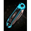 Нож складной MicroTech MCT11352TQ LUDT Gen III, Black Part Serrated Blade, Terquoise Handle