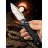 Нож складной MicroTech MCT11355 Auto LUDT Gen III, Part Serrated Satin Blade, Black Handle