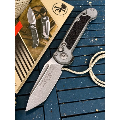 Нож складной MicroTech MCT113610APWME LUDT Gen III, Weathered Metal Apocalyptic Standard