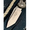 Нож складной MicroTech MCT113610NC LUDT Gen III, StoneWash Blade, Natural Clear Handle