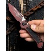 Нож складной MicroTech MCT11361WCM LUDT  Gen III, Weathered Crimson