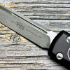 Нож складной MicroTech MCT12110AP Ultratech, M390 Apocalyptic Blade, Black Handle
