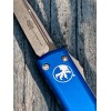 Нож складной MicroTech MCT12110BL Ultratech, StoneWash Blade, Blue Handle