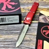 Нож складной MicroTech MCT12110RD Ultratech, M390 Blade, Red Handle