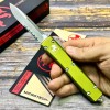 Нож складной MicroTech MCT12111APOD Ultratech, M390 Apocalyptic Blade, Green Handle