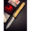 Нож складной MicroTech MCT12111APTA Ultratech, Apocalyptic Part Serrated Blade, Tan Handle