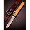 Нож складной MicroTech MCT12111APTA Ultratech, Apocalyptic Part Serrated Blade, Tan Handle