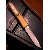 Нож складной MicroTech MCT12111APTA Ultratech, Apocalyptic Part Serrated Blade, Tan Handle