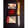 Нож складной MicroTech MCT12111APTA Ultratech, Apocalyptic Part Serrated Blade, Tan Handle