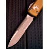 Нож складной MicroTech MCT12111APTA Ultratech, Apocalyptic Part Serrated Blade, Tan Handle